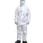 엑스스들 버릴 수 있는 상하가 붙은 작업복 하얀 안전성 보호하는 석면 낙하복 방수 협력 업체
