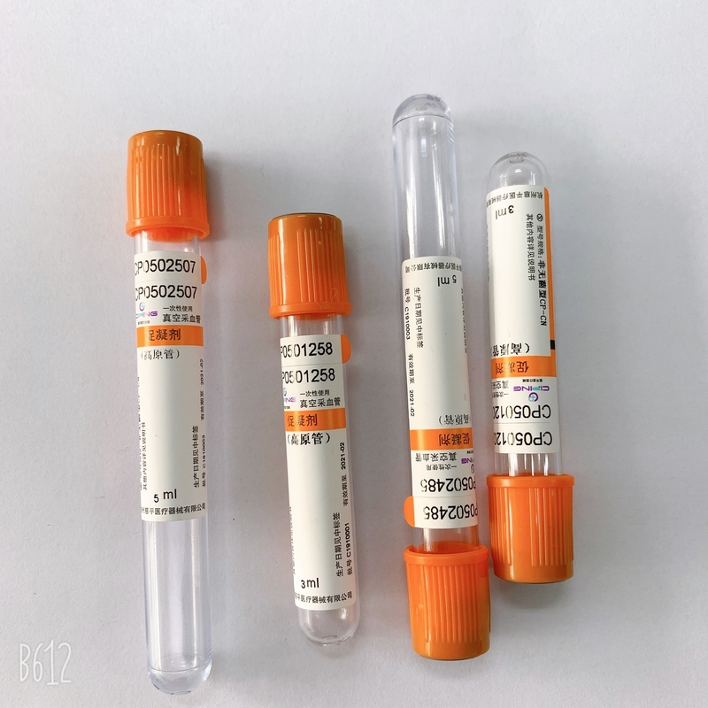 10 밀리람베르트 혈청 혈액 샘플 수집 튜브 물약병 용기 EOS 소독 협력 업체